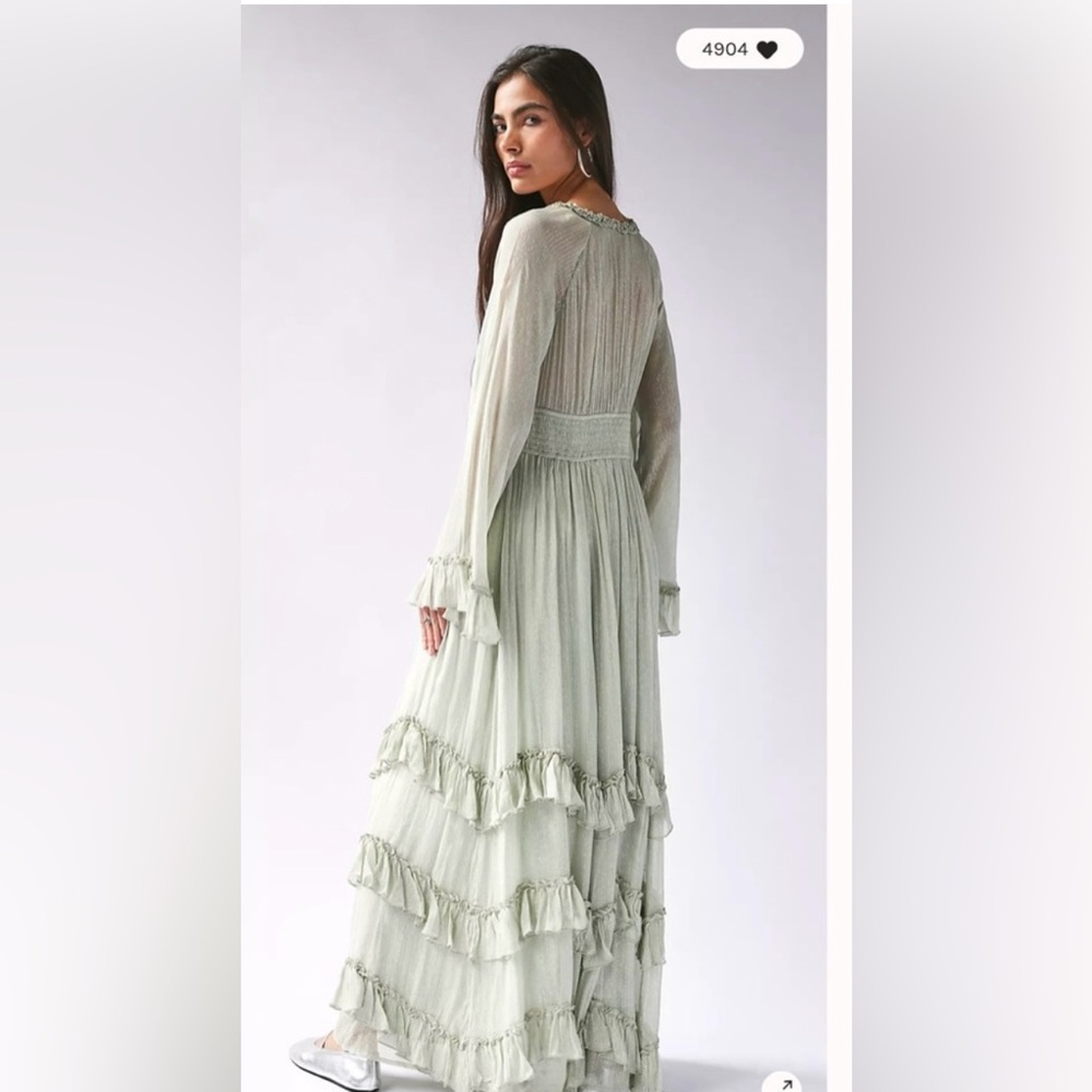 Free People Seraphina Maxi Dress Womens Medium - Picture 3 of 13